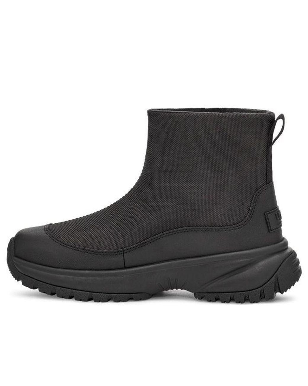 Ugg Black (Wmns) Yose Zip Fleece Lined Snow Boots