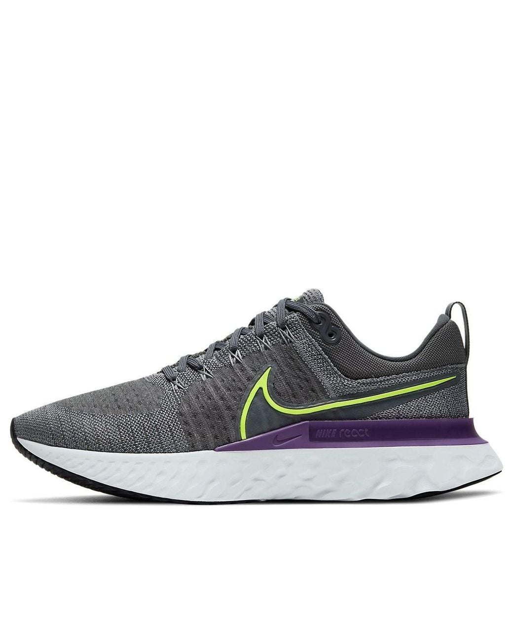 Nike Blue React Infinity Run Flyknit 2 'Particle Volt' for men