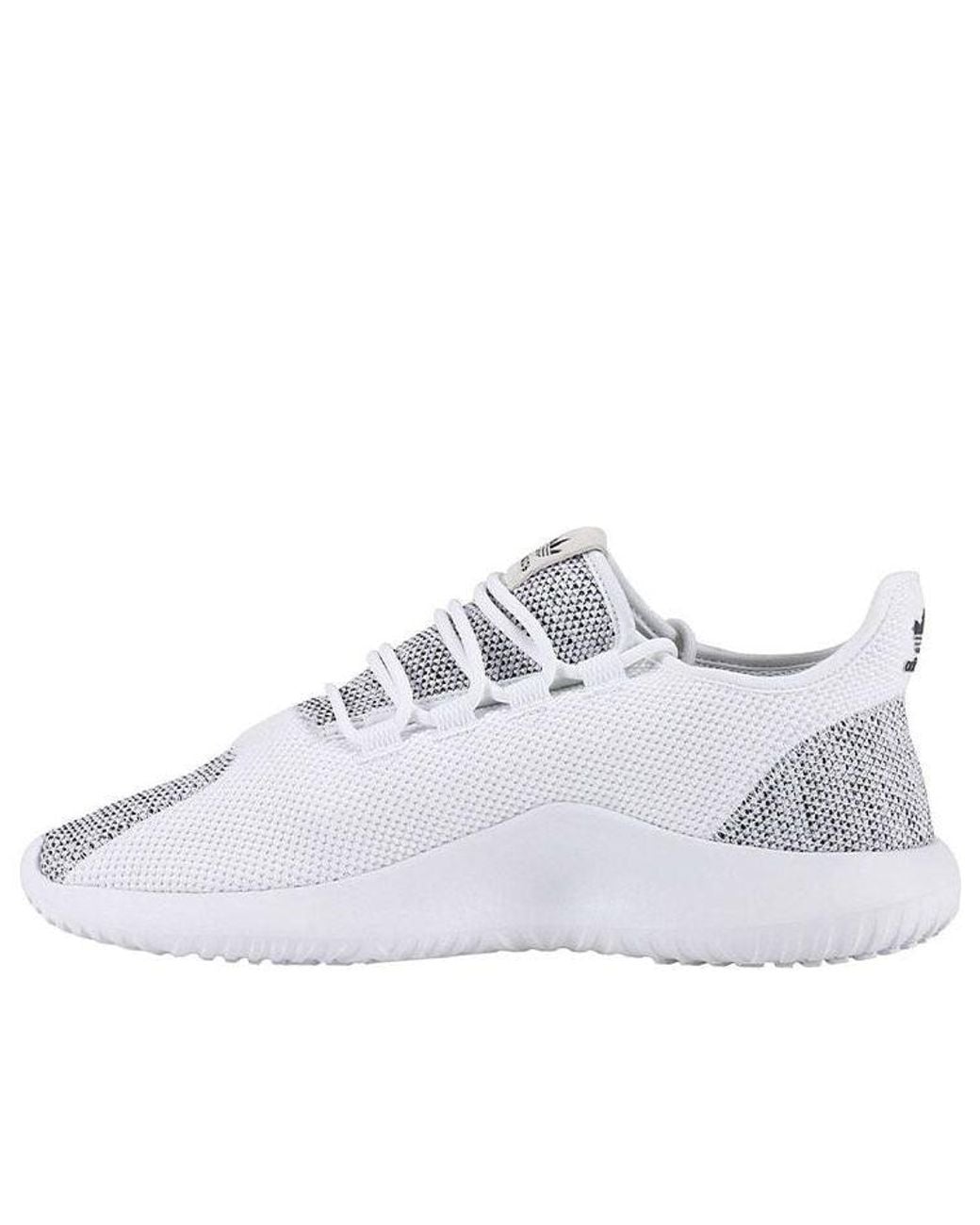 Adidas White Tubular Shadow Knit for men
