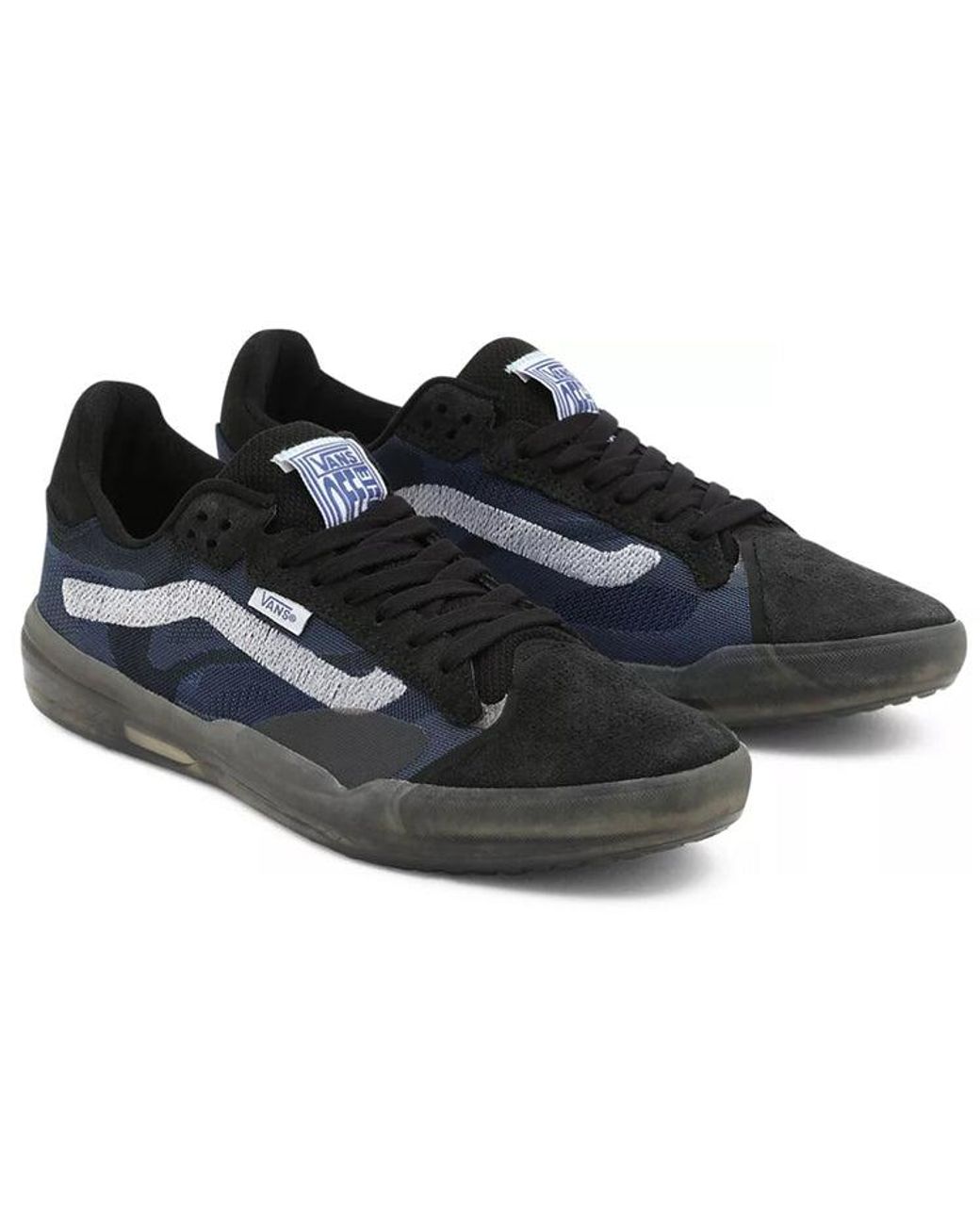 Vans Black Deuce Evdnt Ultimatewaffle Low-Top Sneakers for men