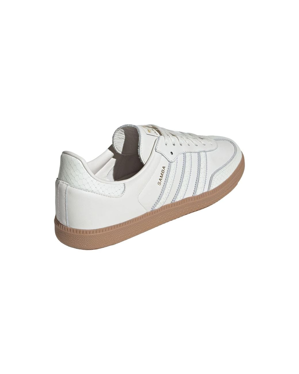Adidas White Samba 'Core Snakeskin' for men