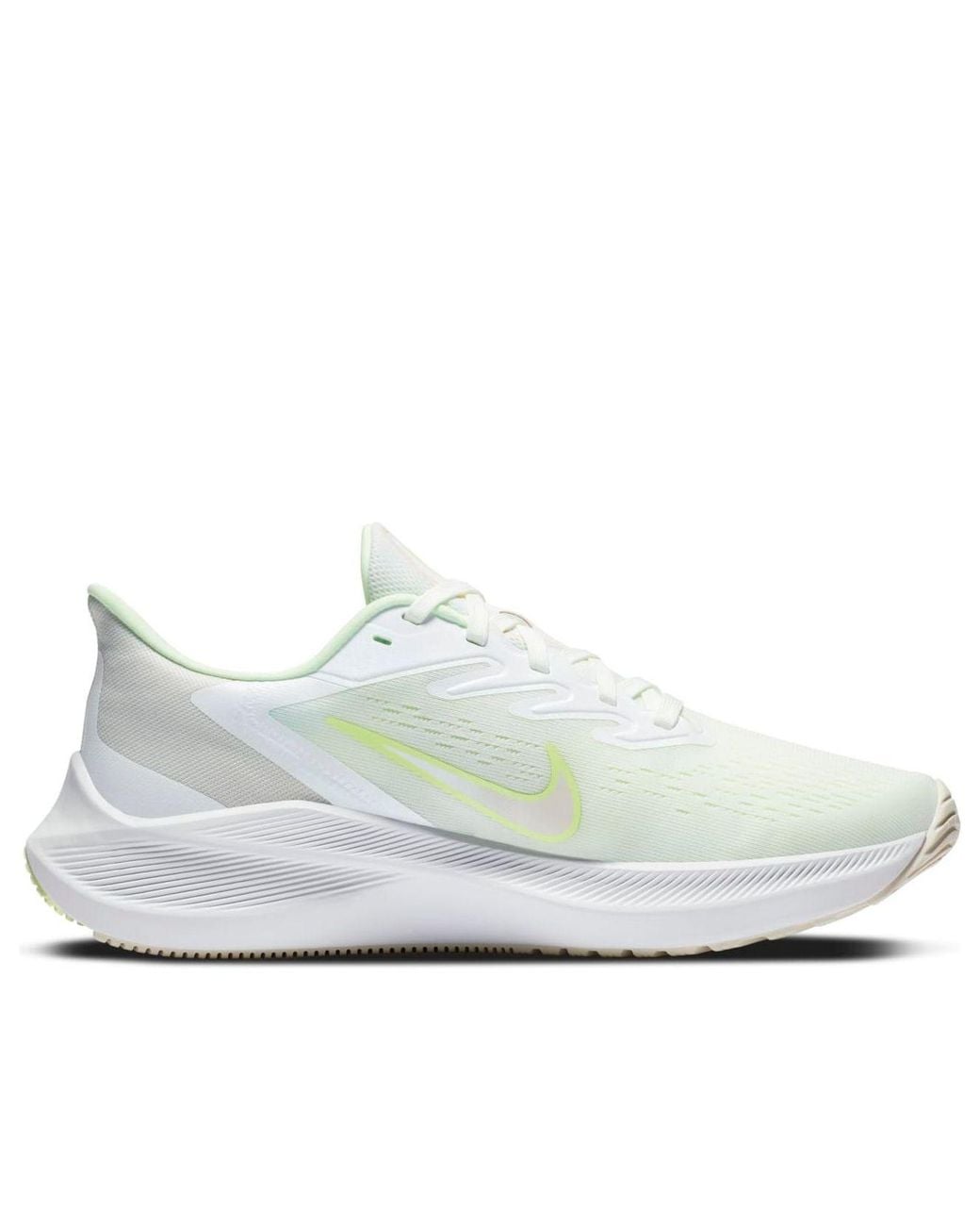 Nike White (Wmns) Air Zoom Winflo 7 'Barely Volt'
