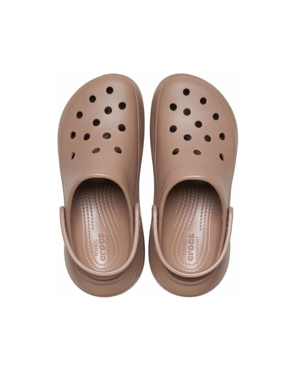 CROCSTM Brown Classic Crush Clogs