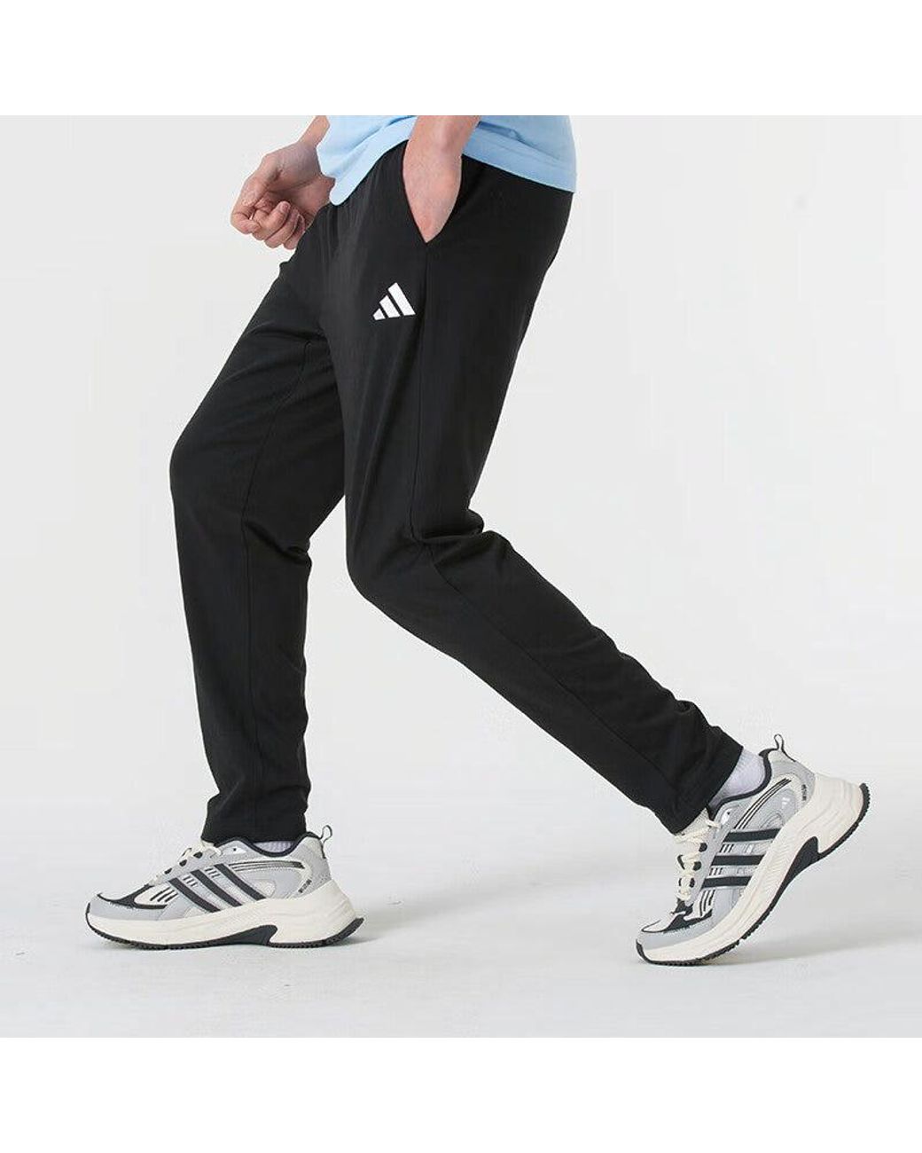 Adidas Blue Casual Pants for men