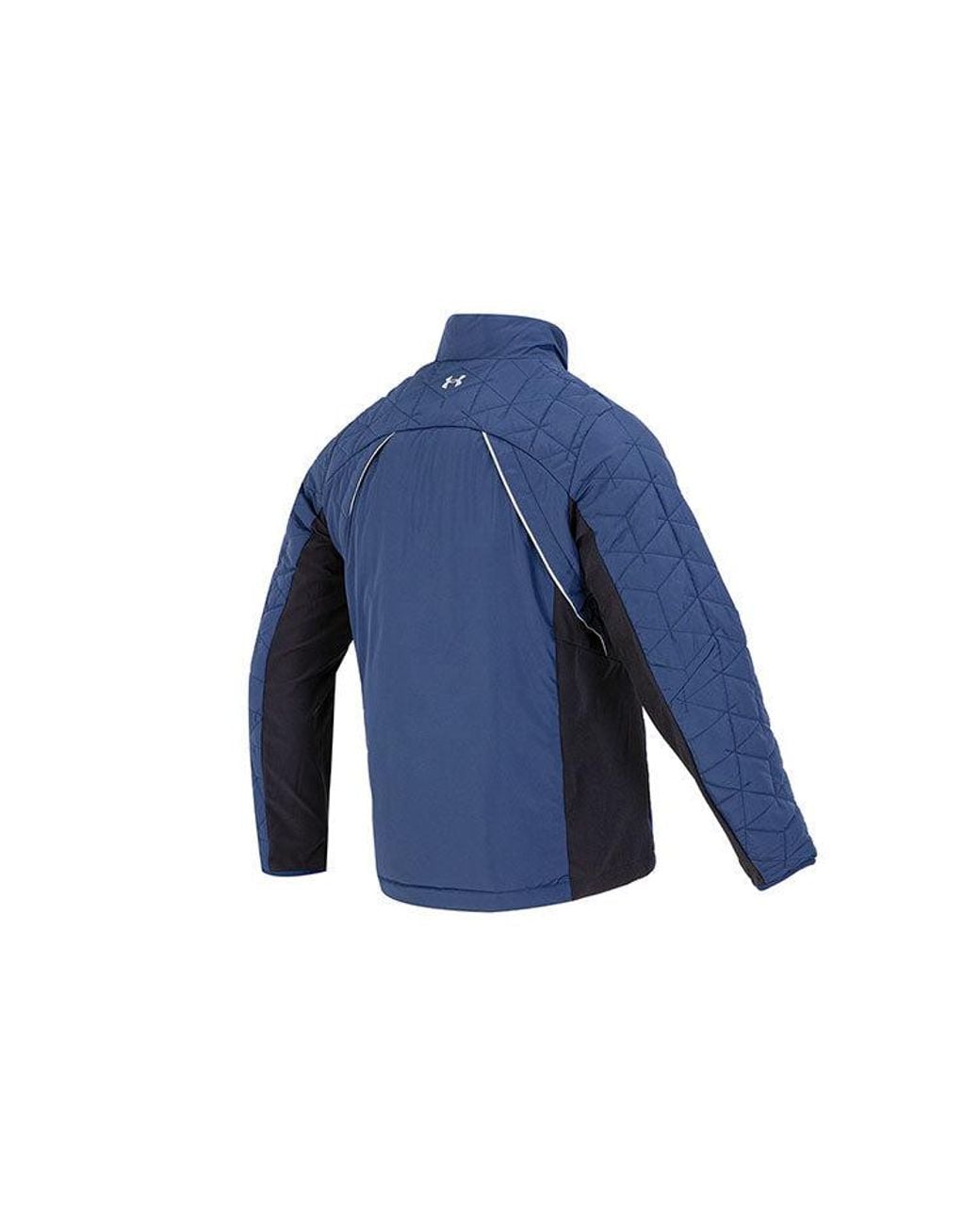 Under Armour Blue Ua Coldgear Reactor Storm Hybrid Full Zip Golf Jacket for men