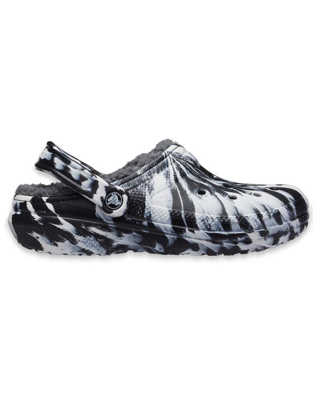 CROCSTM Blue (Wmns) Classic Lined Clog Outdoor Sandals 'Marbled'
