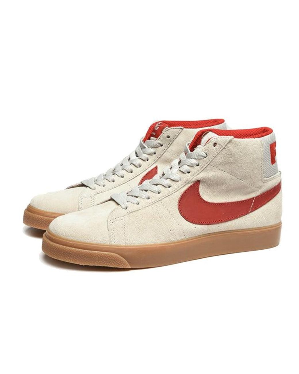 Nike Gray Sb Blazer Zoom Mid Qs 'Ftc' for men