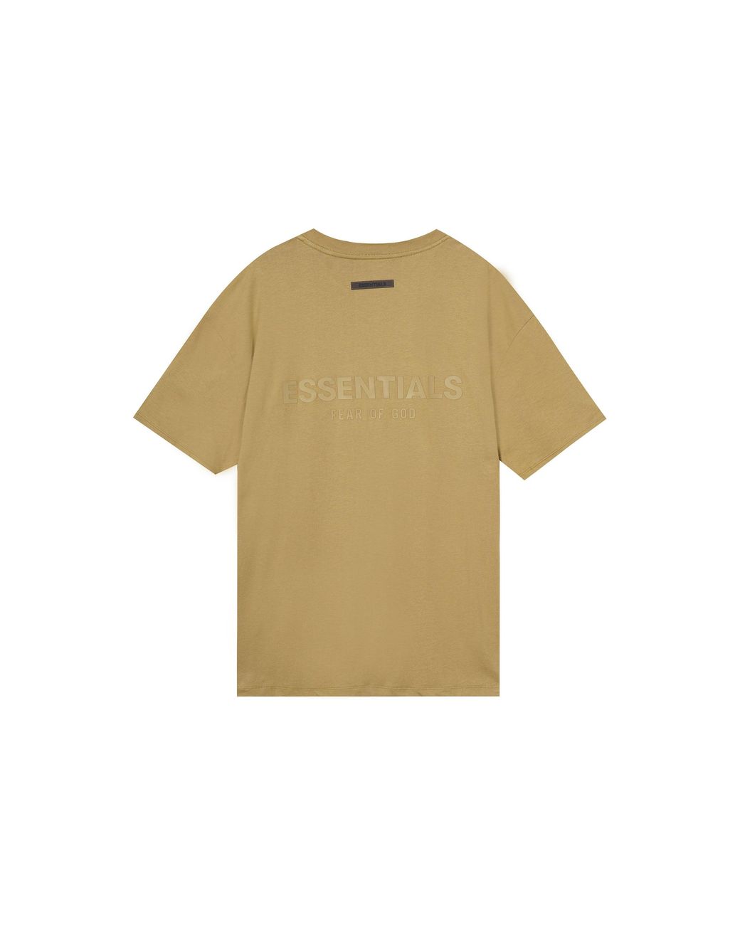 Fear Of God Natural Fw21 Logo Tee 'Amber' for men