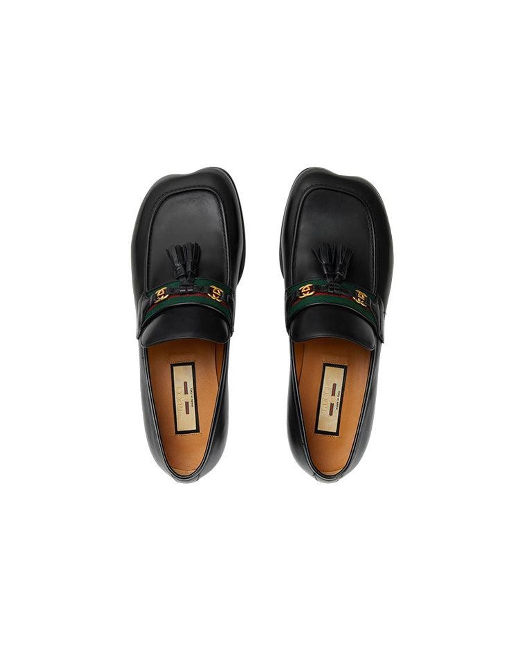 Gucci Black Tassel Loafers for men