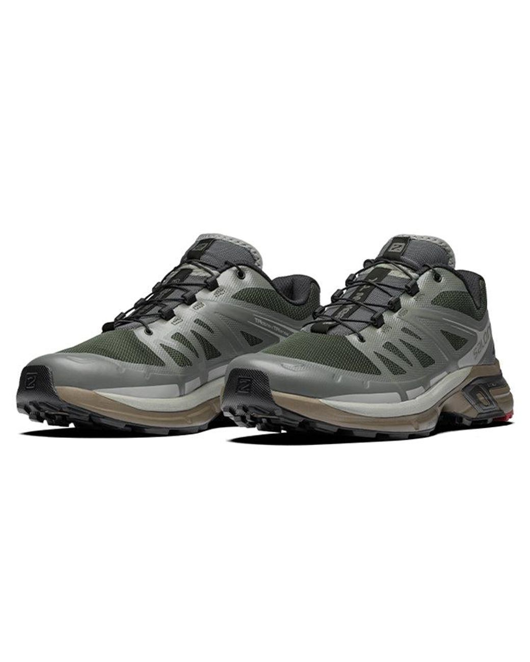 Salomon Brown Xt-wings 2 Trail Professional 'peat Castor Grey' for men