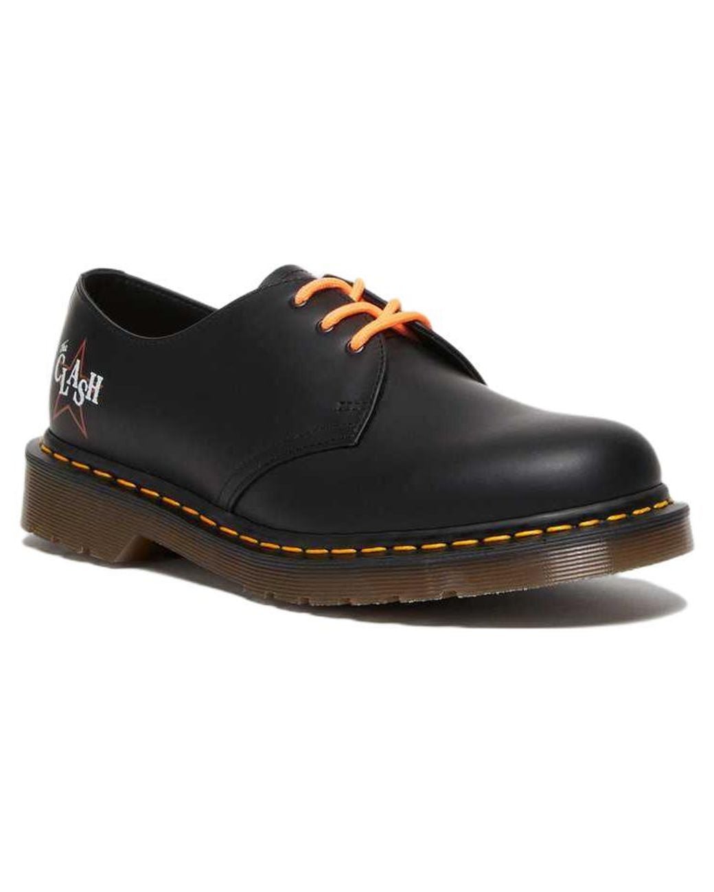 Dr. Martens Black 1461 The Clash Made for men