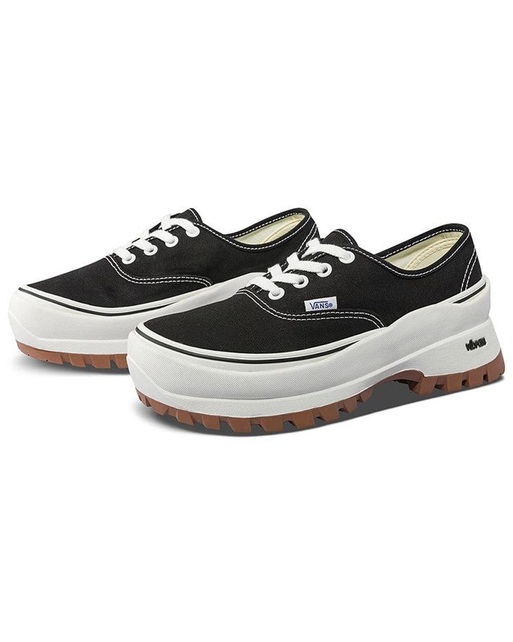 Vans Black Authentic Vibram Dx Classics Gum' for men