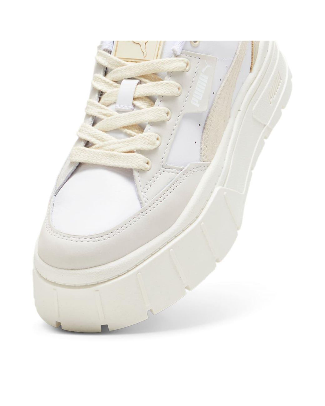 PUMA White (Wmns) Mayze Stack Luxe Alpine Snow'
