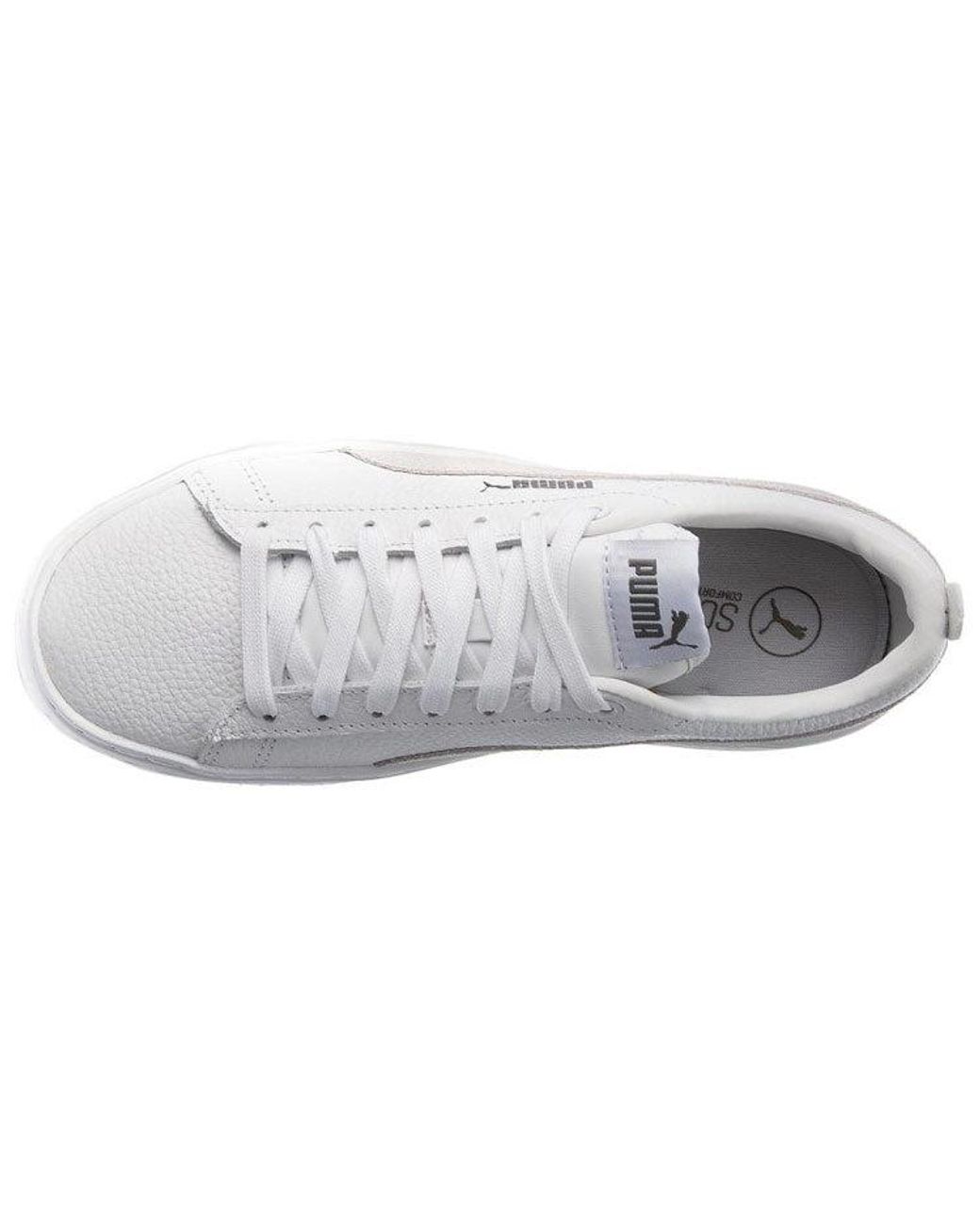 PUMA White (Wmns) Smash Platform Low
