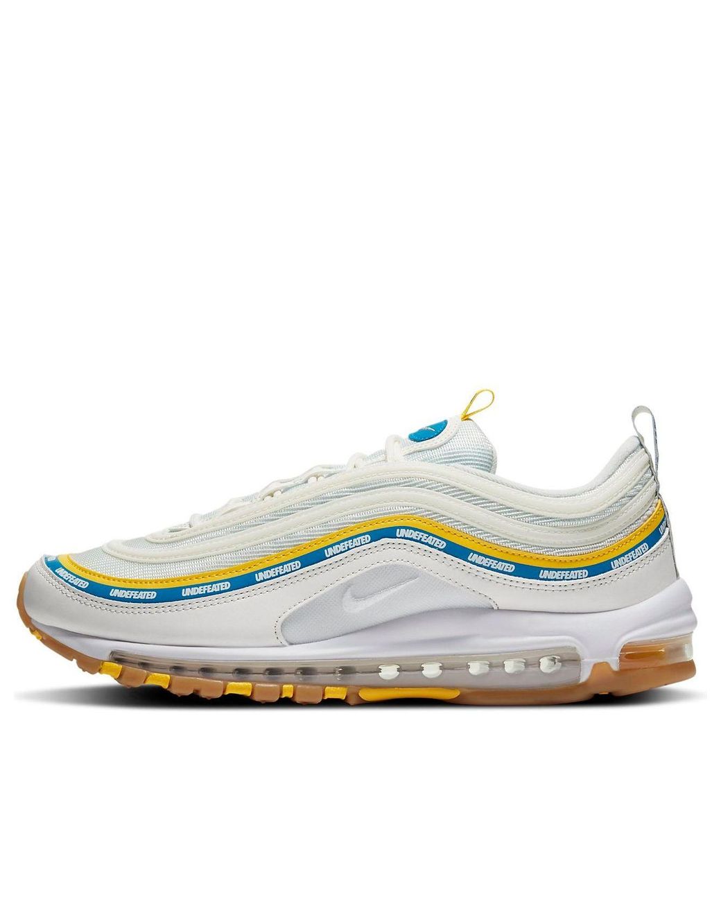 Nike White X Undefeated Air Max 97 'Ucla Bruins' for men