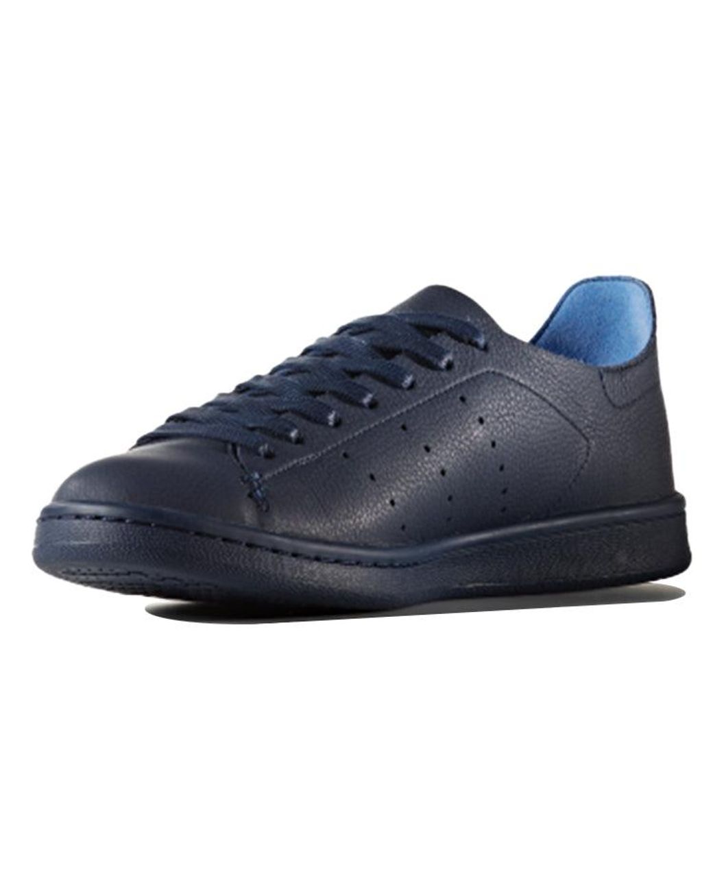 Adidas Blue Adidas Stan Smith Leather Sock for men