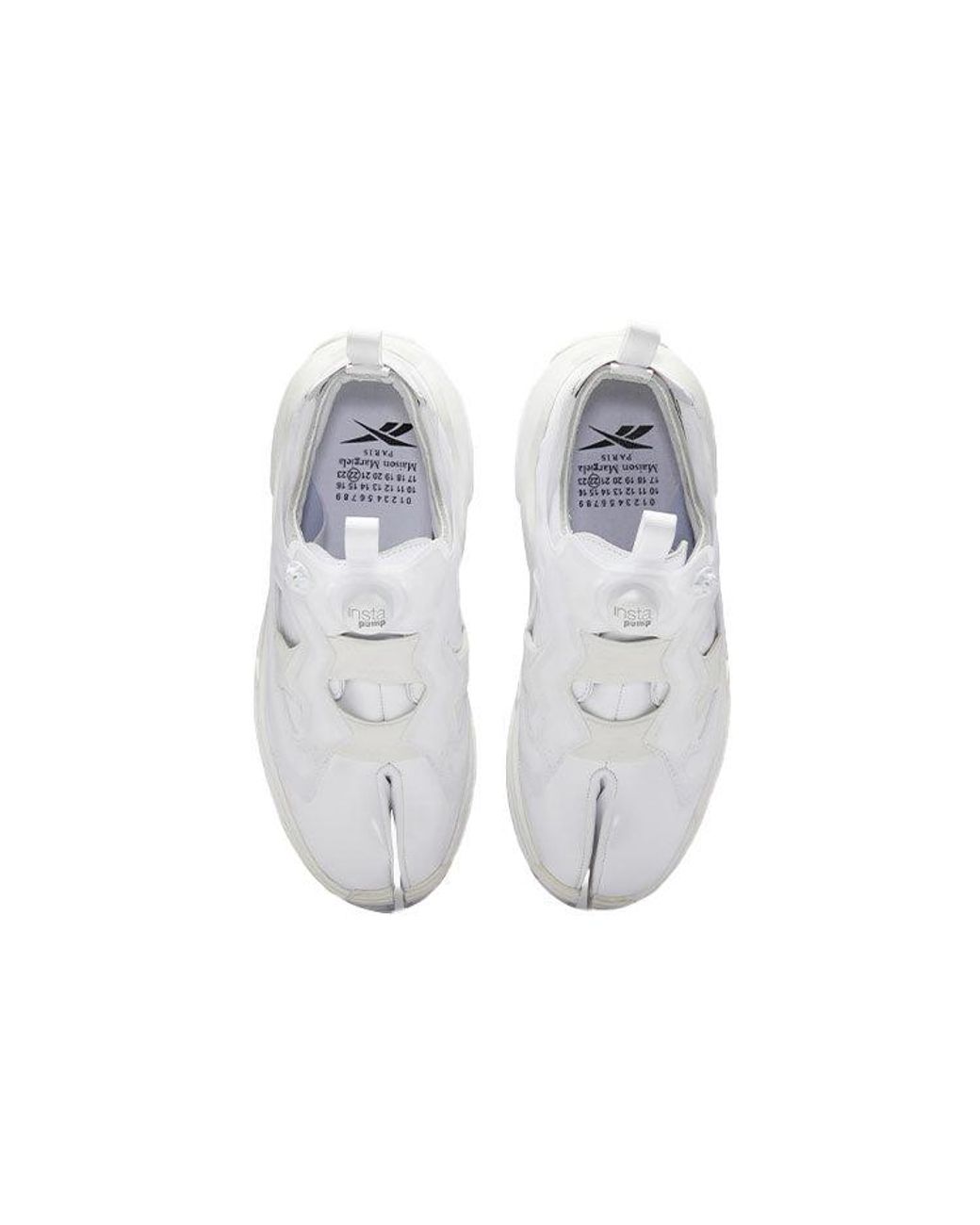 Reebok White Maison Margiela X Tabi Instapump Fury Oxford Porcelain' for men