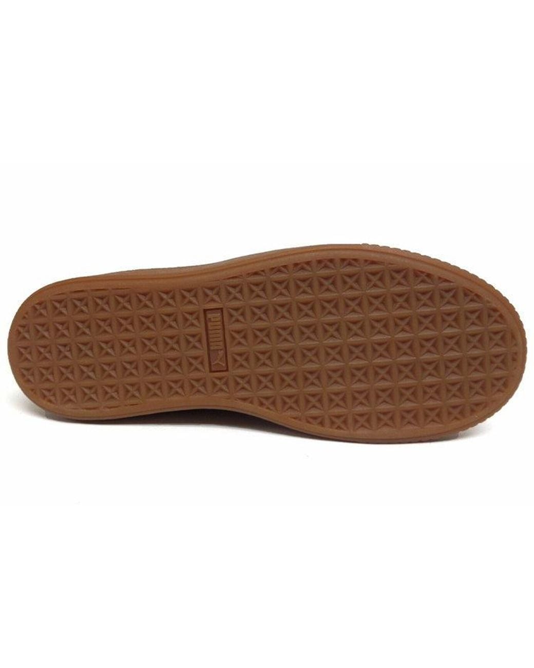 PUMA Blue (Wmns) Basket Platform Core Gum'