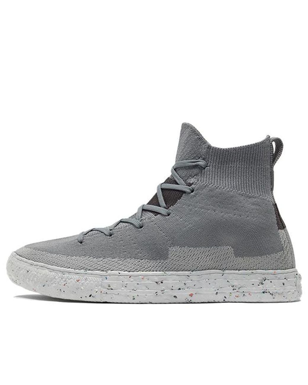 Converse Gray Chuck Taylor All Star Crater Knit High 'Limestone' for men