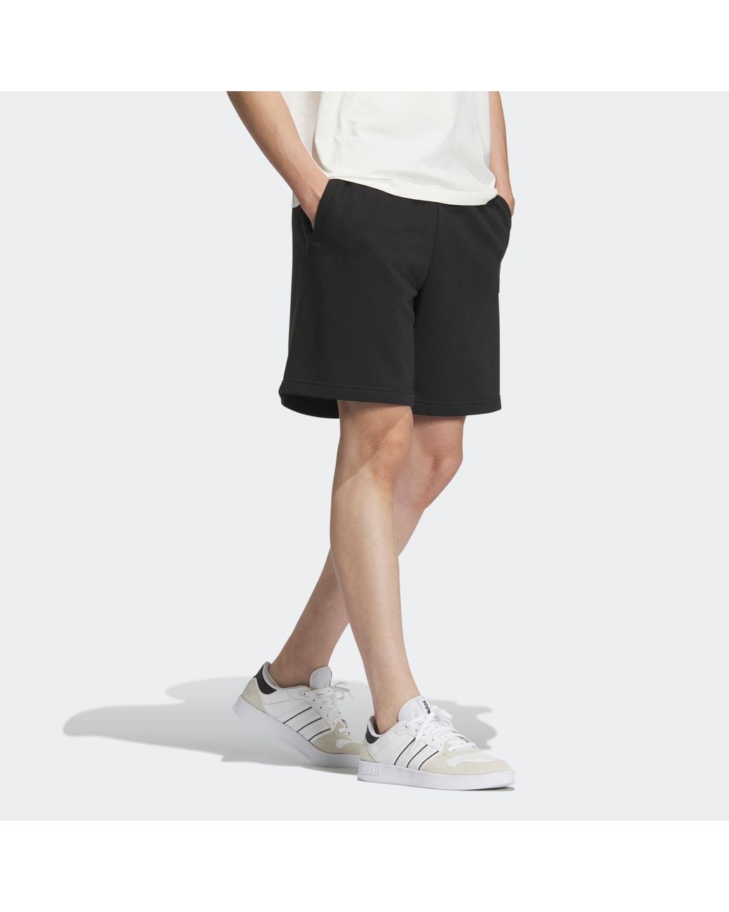 Adidas Black Neo Essentials Shorts for men