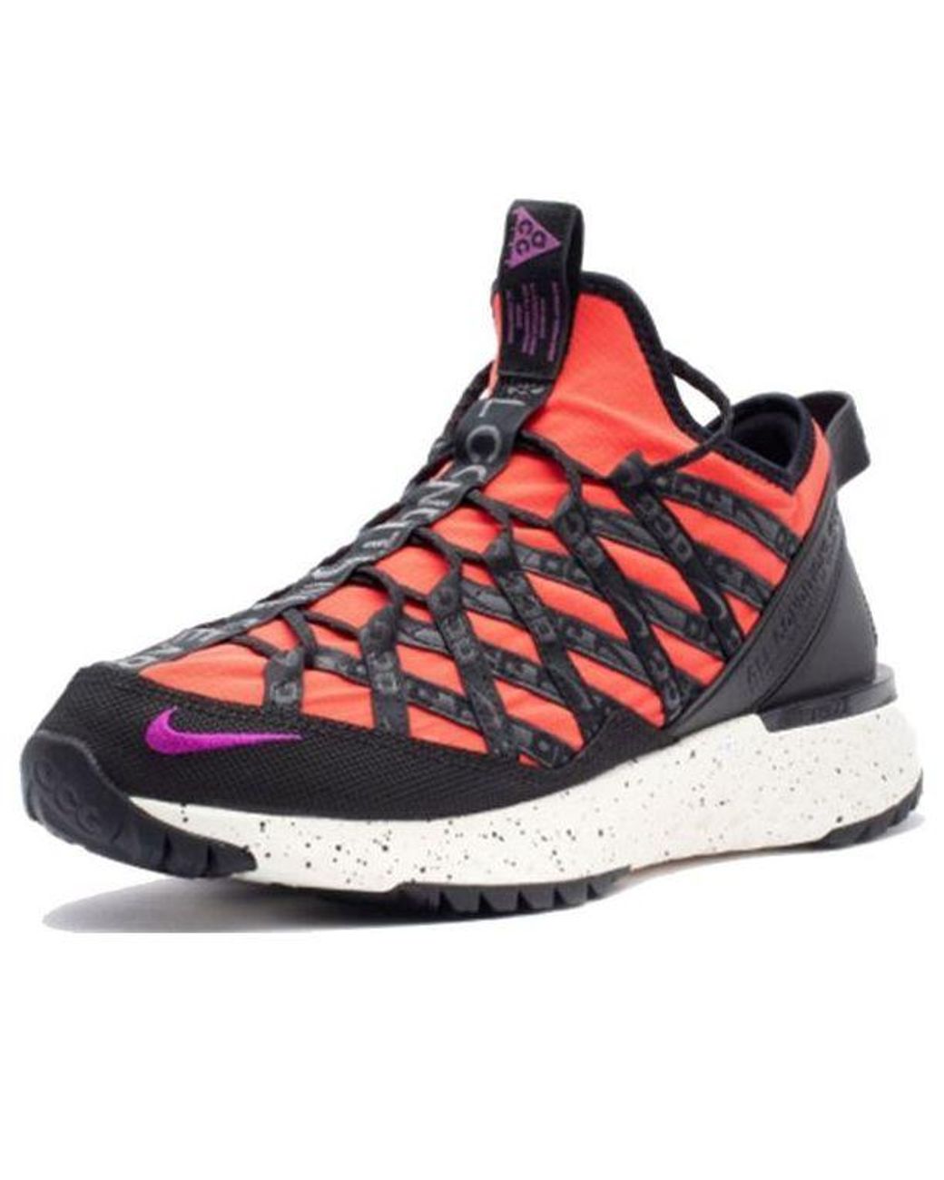 Nike Red React Terra Gobe Acg 'Bright Crimson' for men