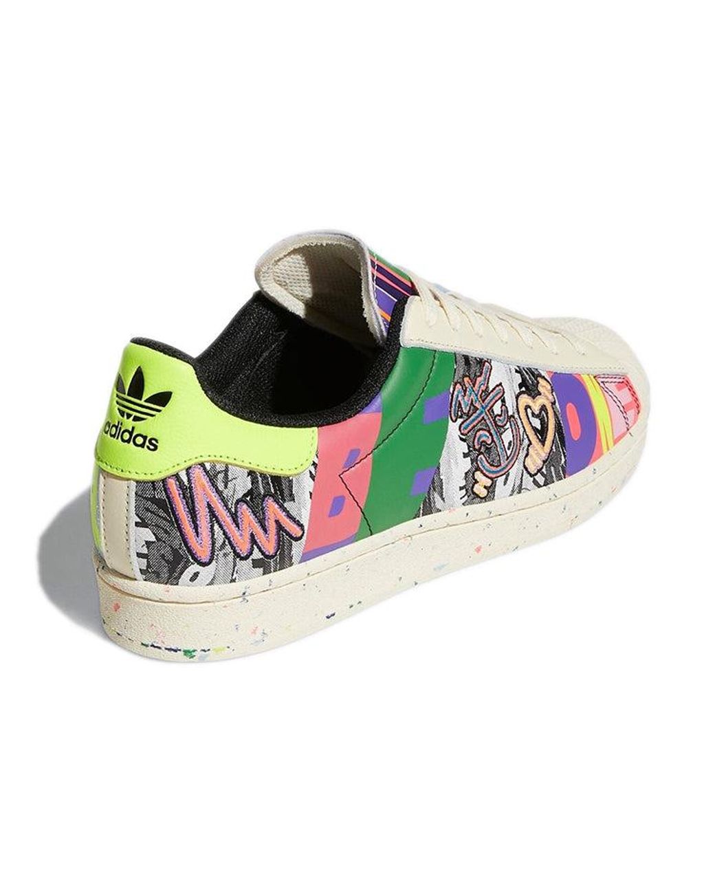 Adidas White Kris Andrew Small X Superstar 'Pride' for men
