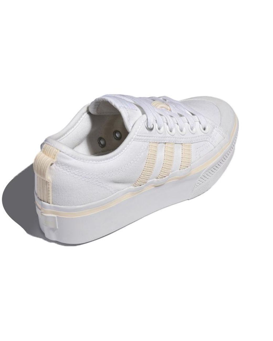Adidas White (Wmns) Nizza Platform 'Off Cream'