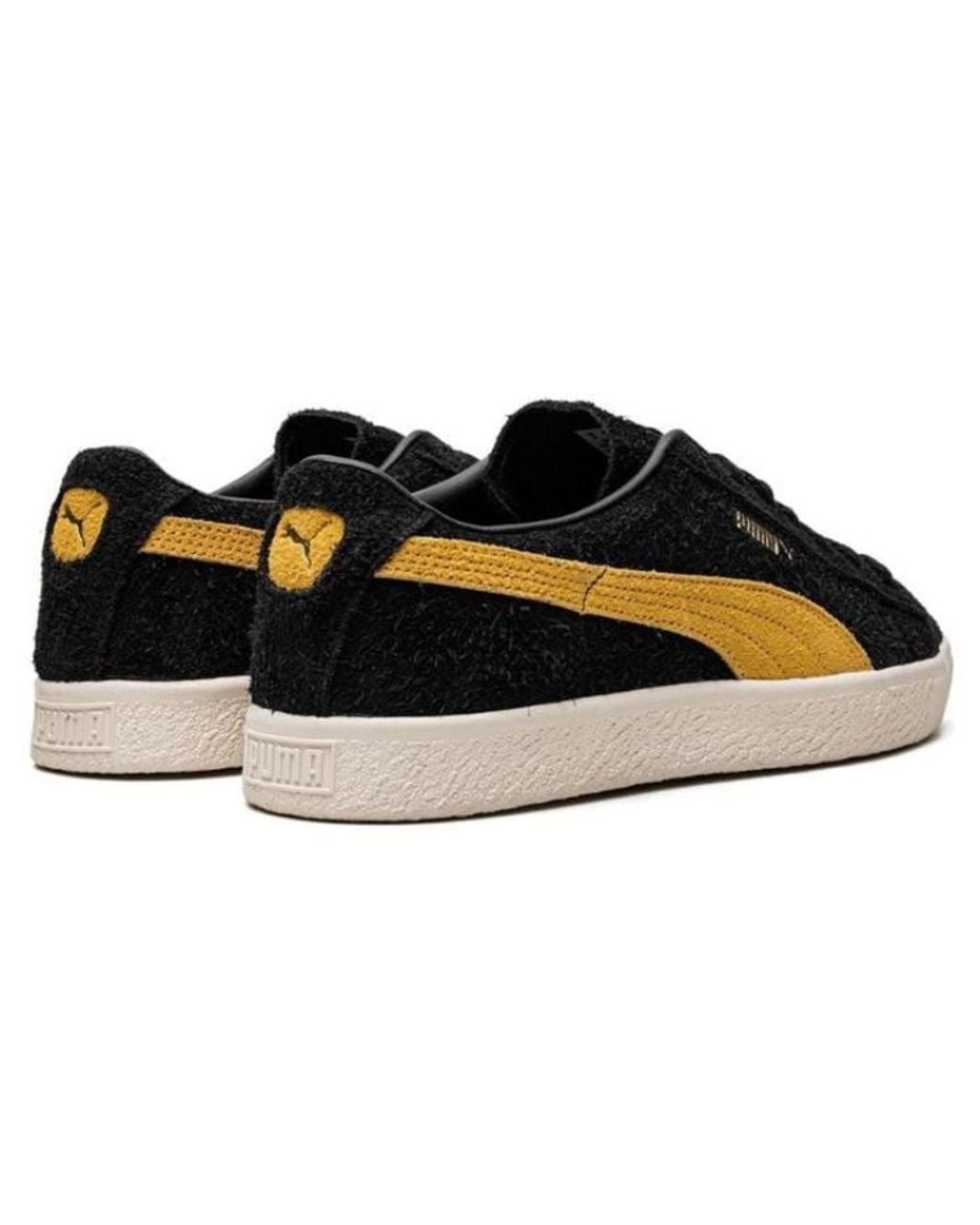 PUMA Black Suede Vintage Hairy Suede Frosted Ivory' for men