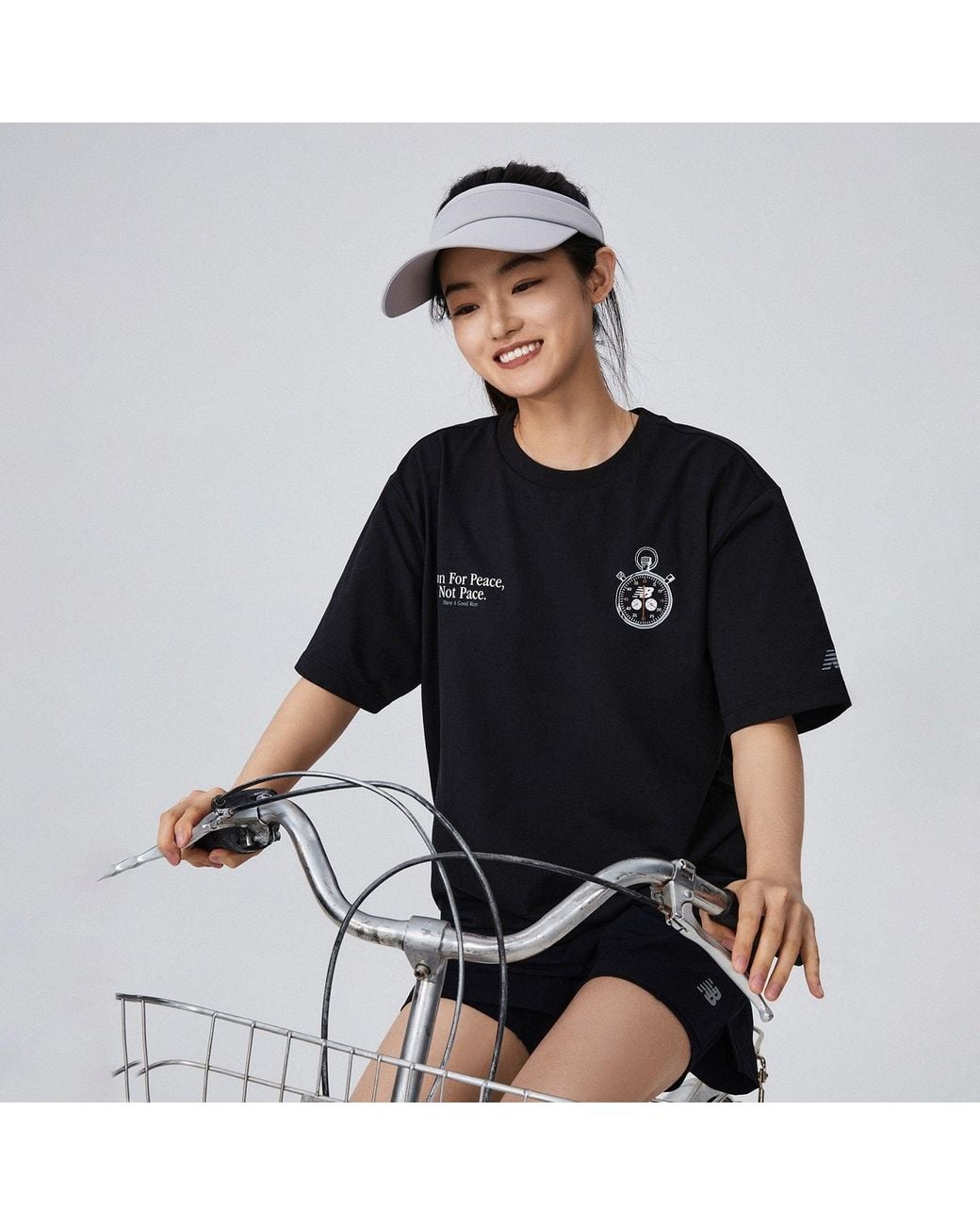 New Balance Black Nb Icon T-Shirt for men