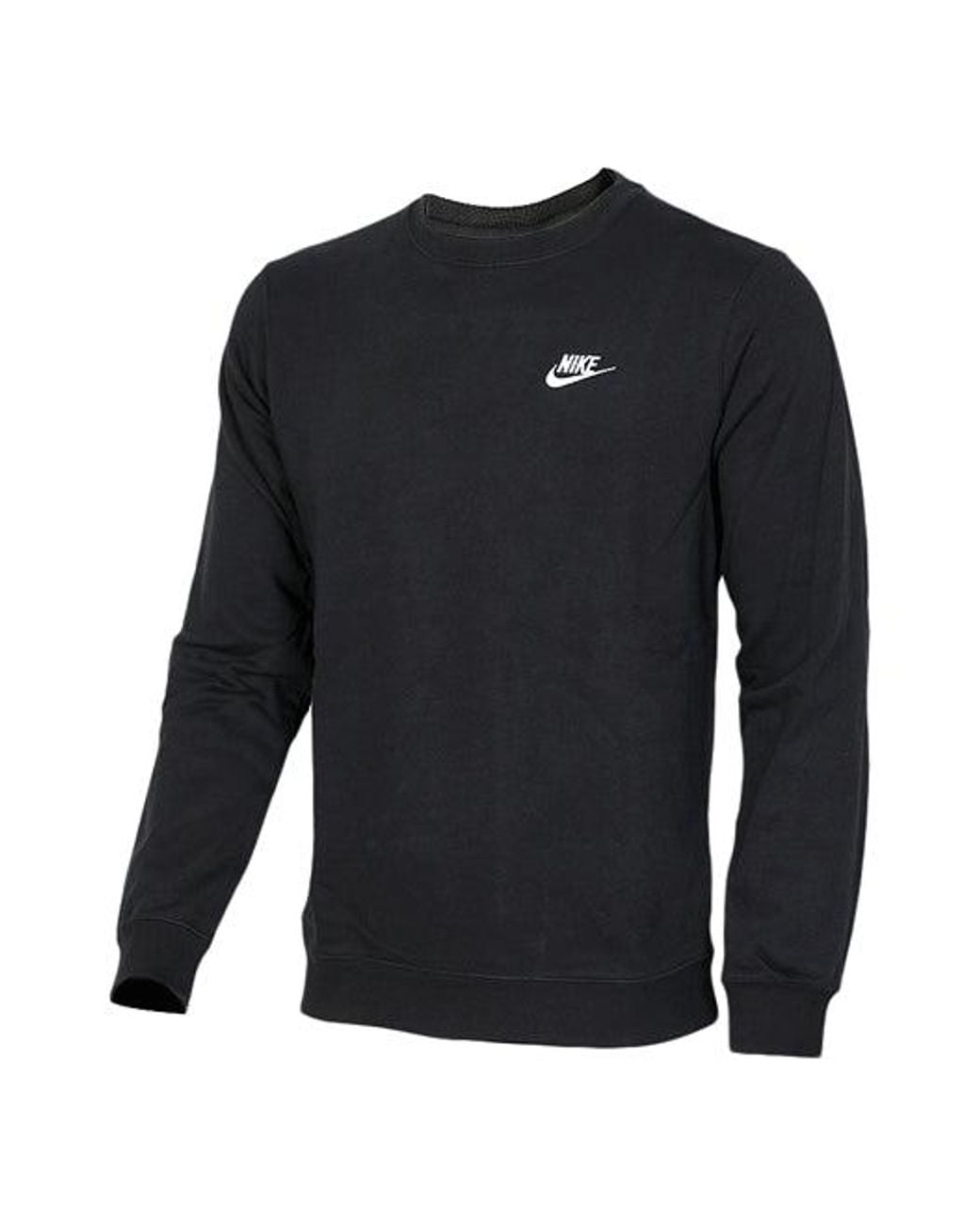 Nike Black Casual Sports Loose Round Neck Pullover for men
