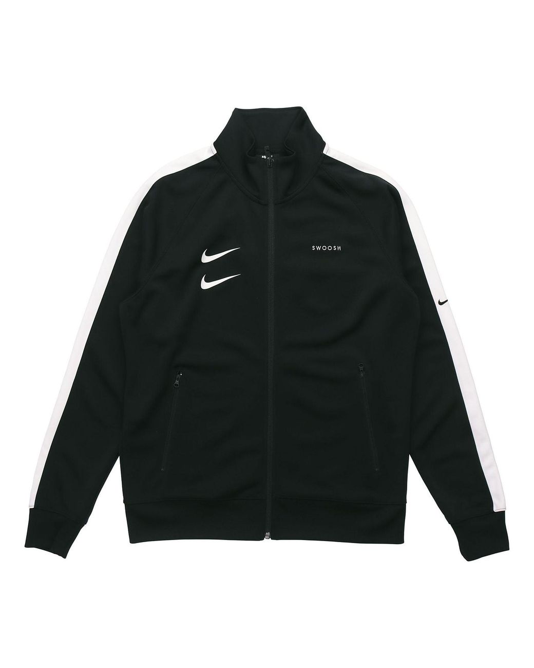 Nike Black Sportswear Swoosh Jcaket Cj4885-010 for men