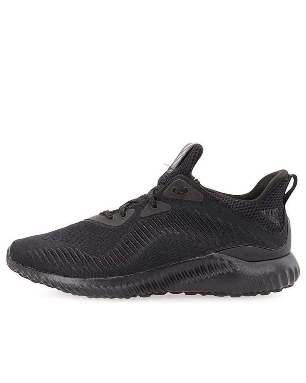 Adidas Black Alphabounce+ 'Triple' for men