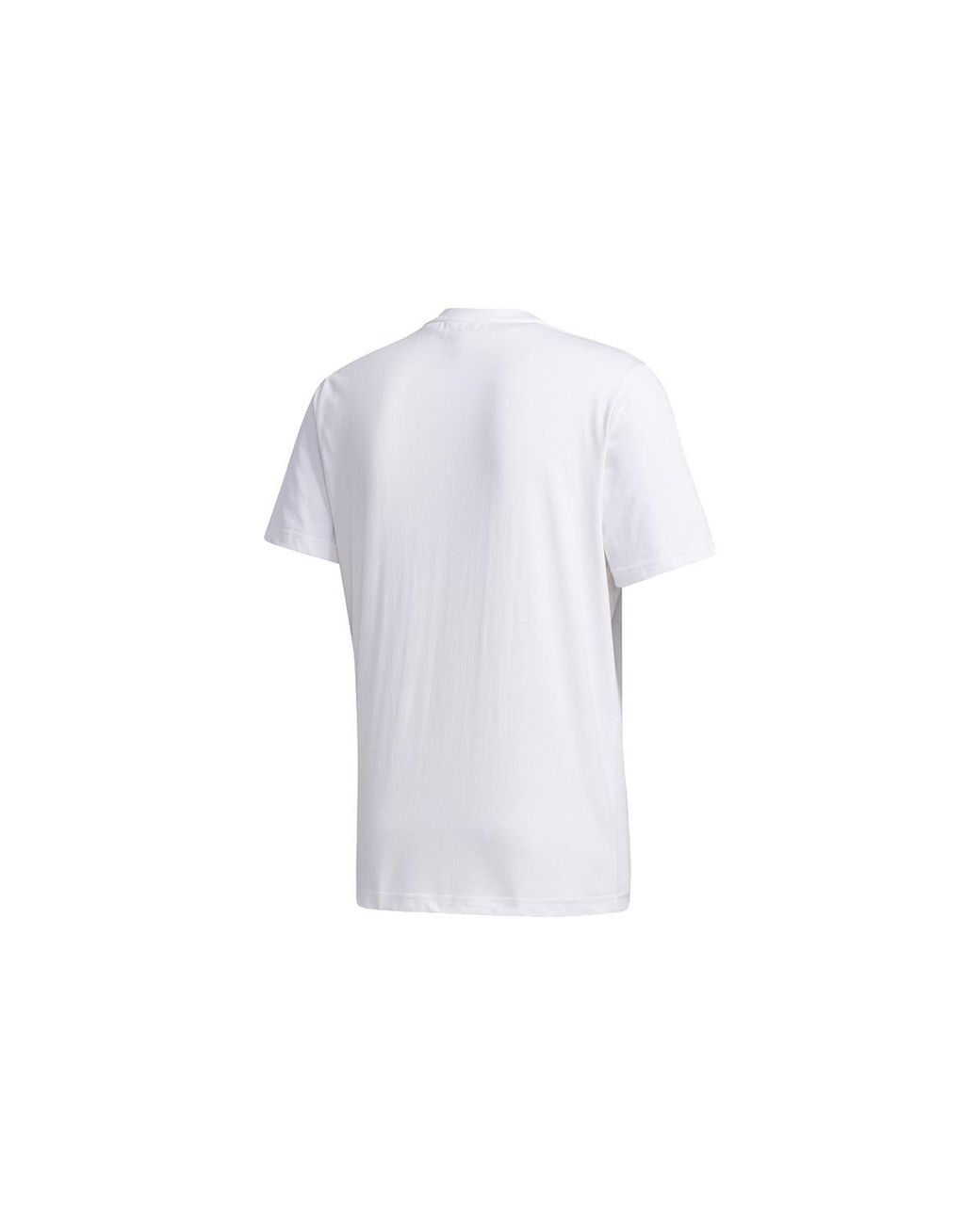 Adidas White Ub Gfx Tee 2 Funny Printing Sports Short Sleeve for men