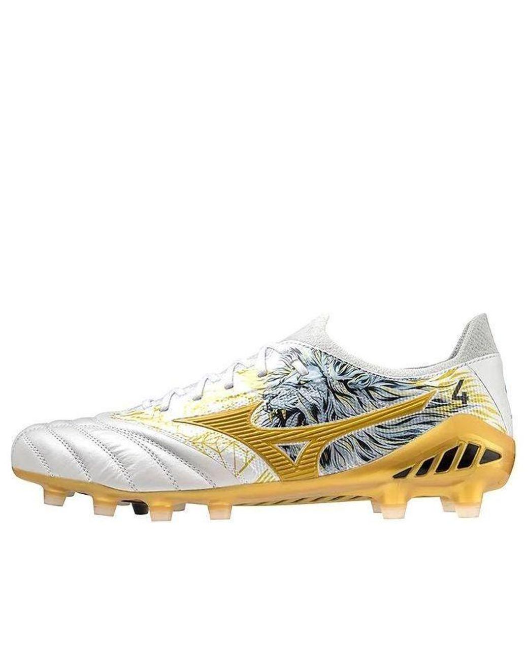 Mizuno White Sergio Ramos X Morelia Neo 3 Beta Sr4 'Lion And Wolves' for men