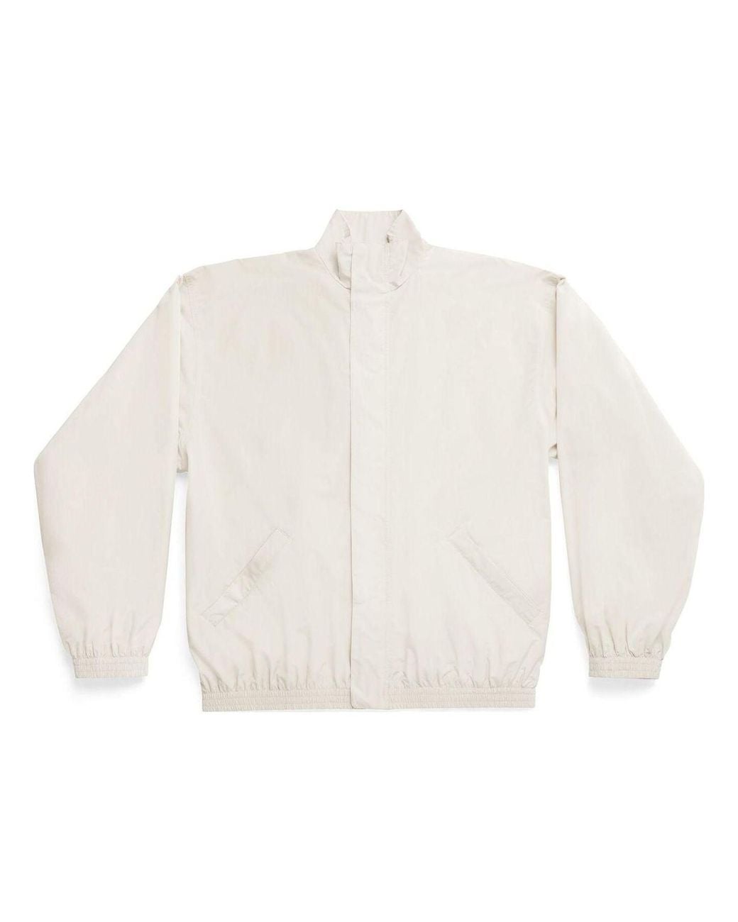 Balenciaga White Minimal Tracksuit Jacket for men