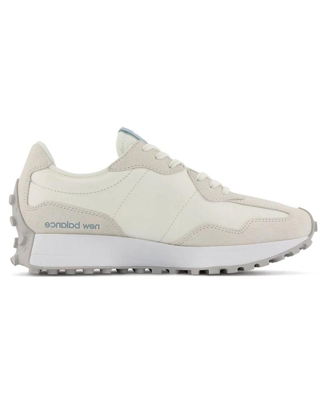 New Balance White 327
