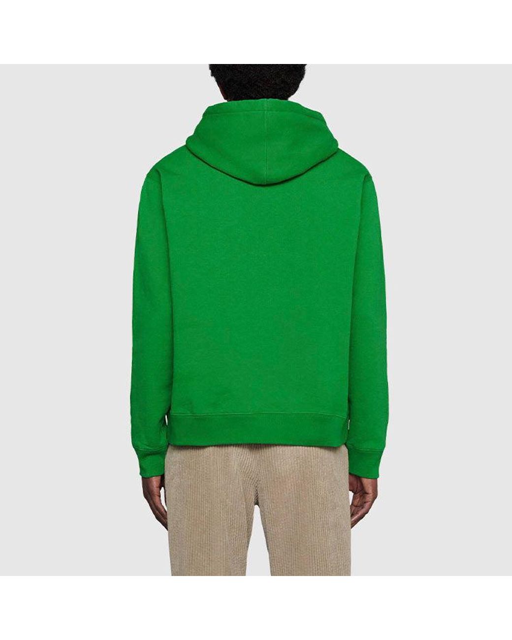 Gucci Green X Doraemon Cotton Hoodie for men