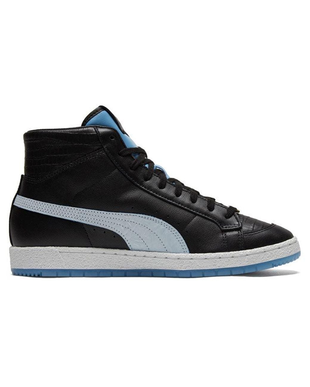 PUMA Black Ralph Sampson 70 Mid Layer Sneakers