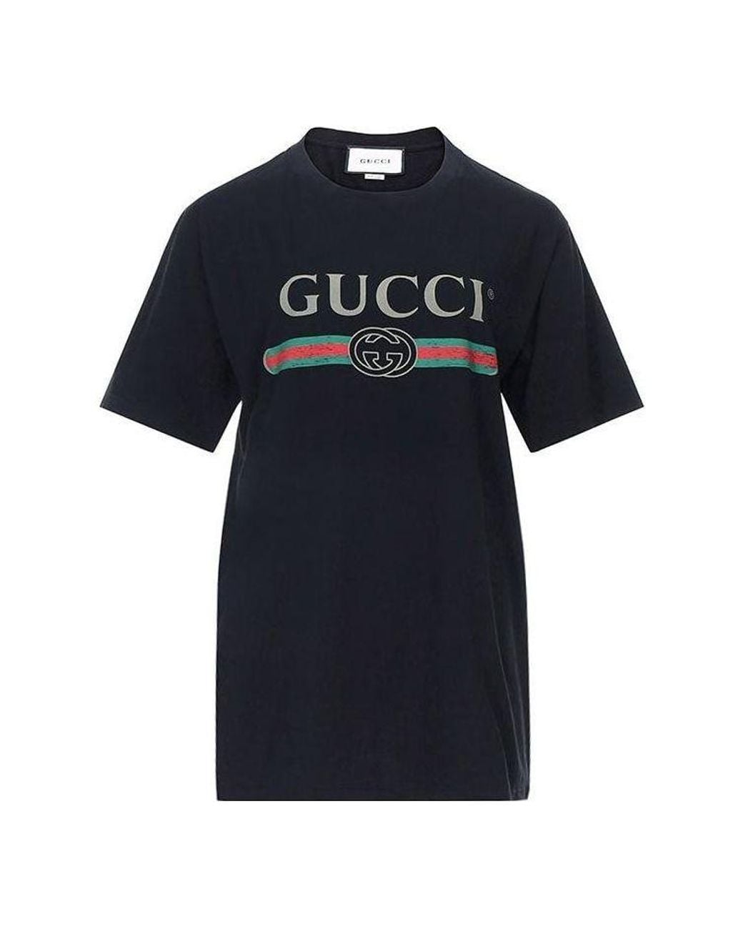 Gucci Blue (Wmns) Oversize T-Shirt With Logo
