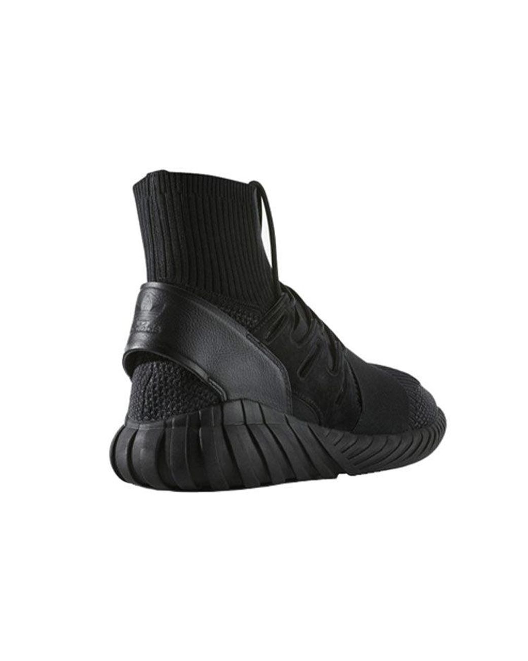 Adidas Black Tubular Doom Primeknit for men