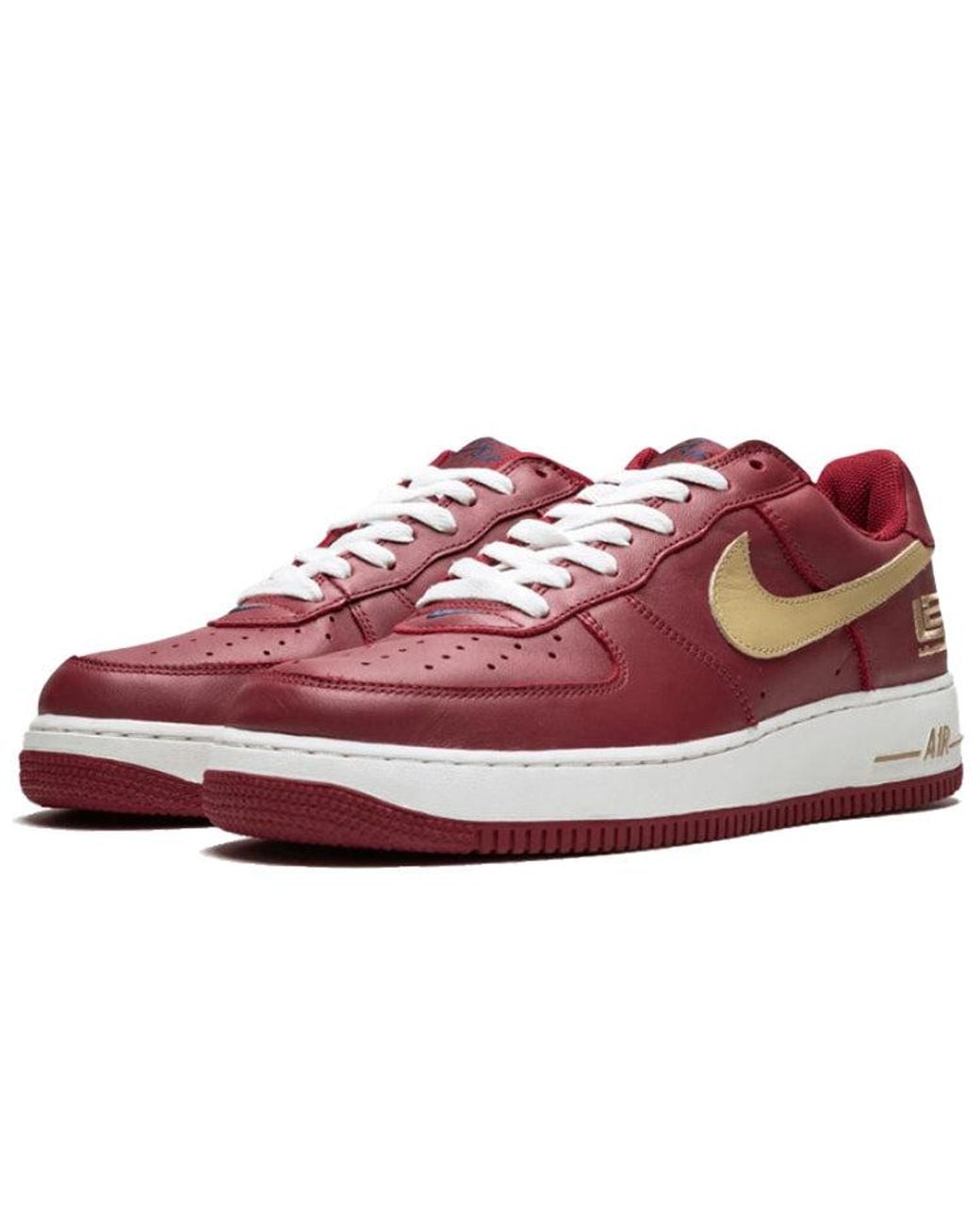 Nike Red Air Force 1 Low 'Lebron James' for men