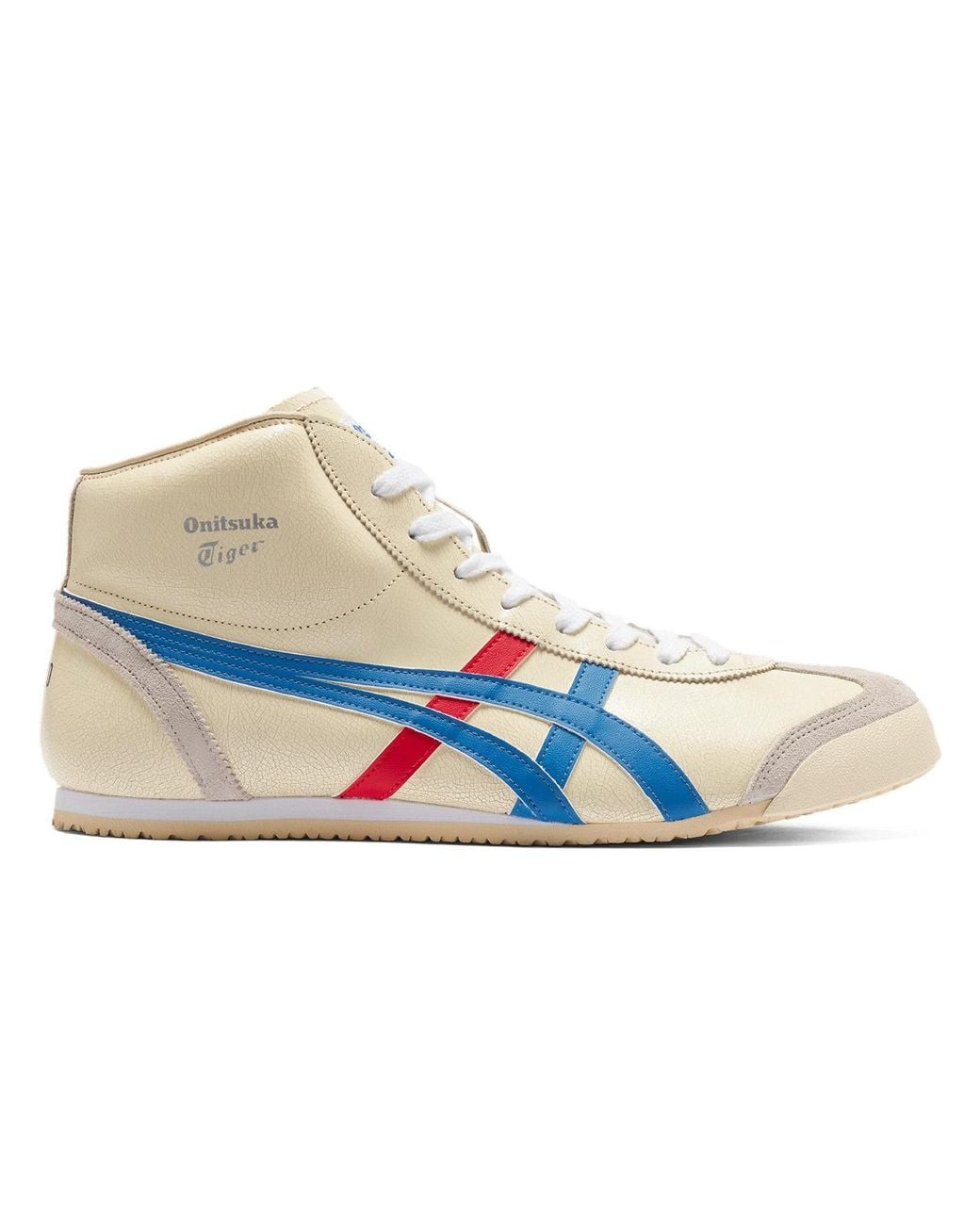 Onitsuka Tiger Blue Mexico Mid Runner Sneakers for men
