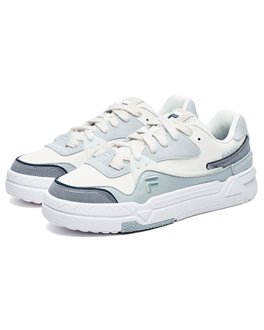 Fila White Bank Skate Shoes for men