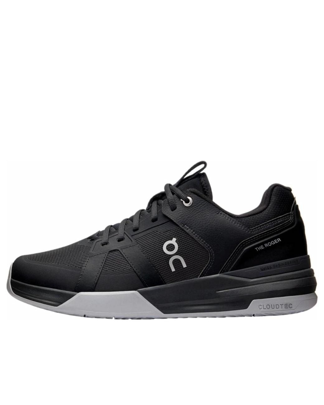 On Shoes Black The Roger Clubhouse Pro Glacier' for men