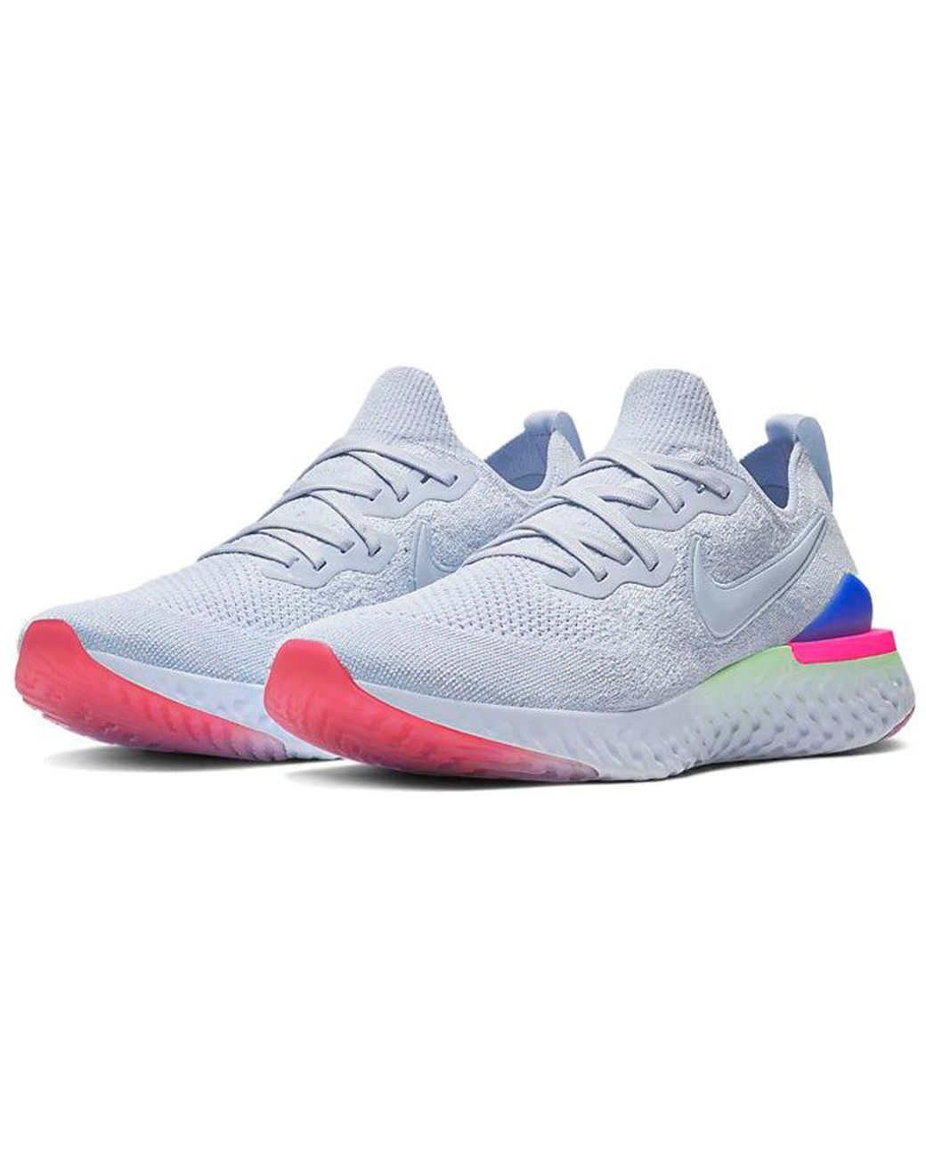 Nike Epic React Flyknit 2 Running Shoe Blue