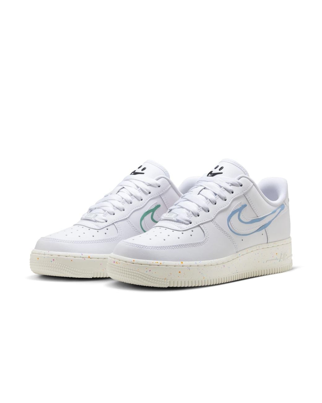 Nike White (Wmns) Air Force 1 07 Lx 'Neon Paint'