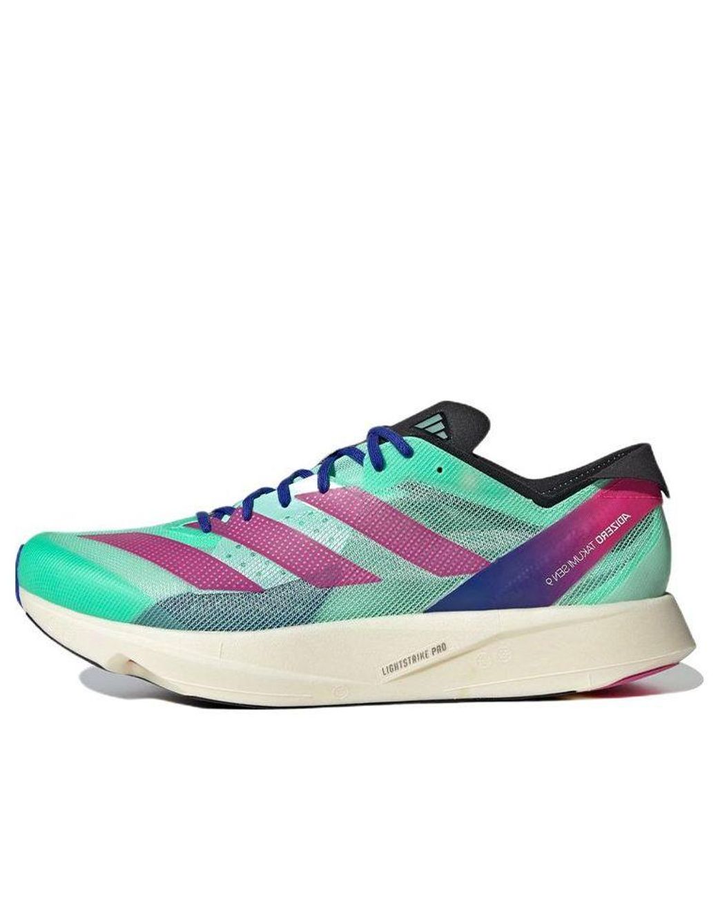 Adidas Blue Adizero Takumi Sen 9 'Pulse Mint Lucid Fuchsia' for men