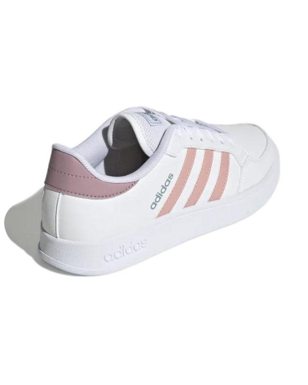 Adidas White Breaknet Court Lifestyle Shoes