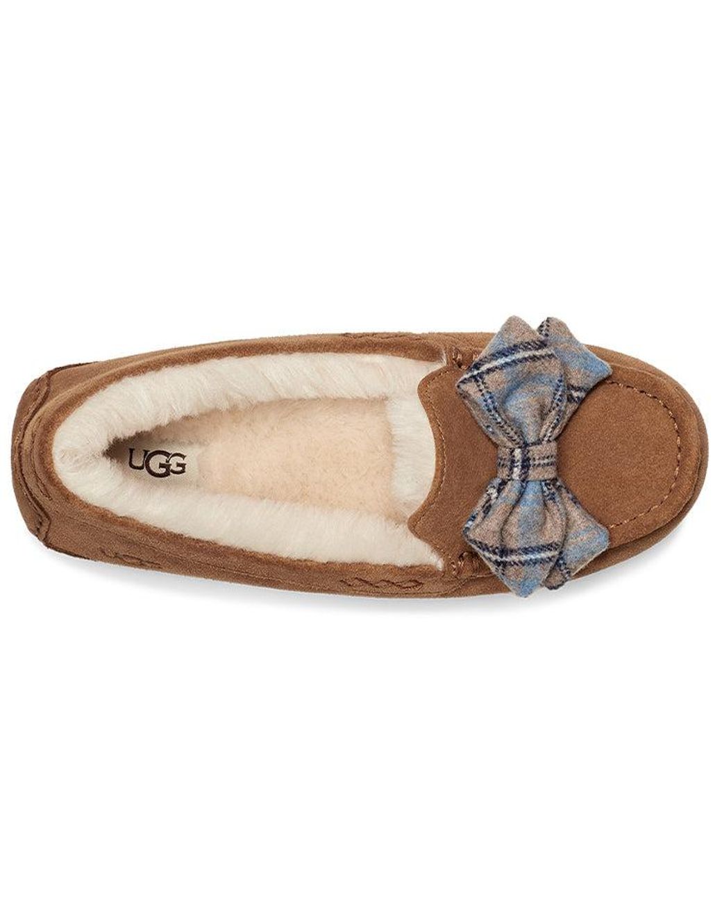 Ugg Brown (Wmns) Ansley Plaid Bow 'Chestnut'