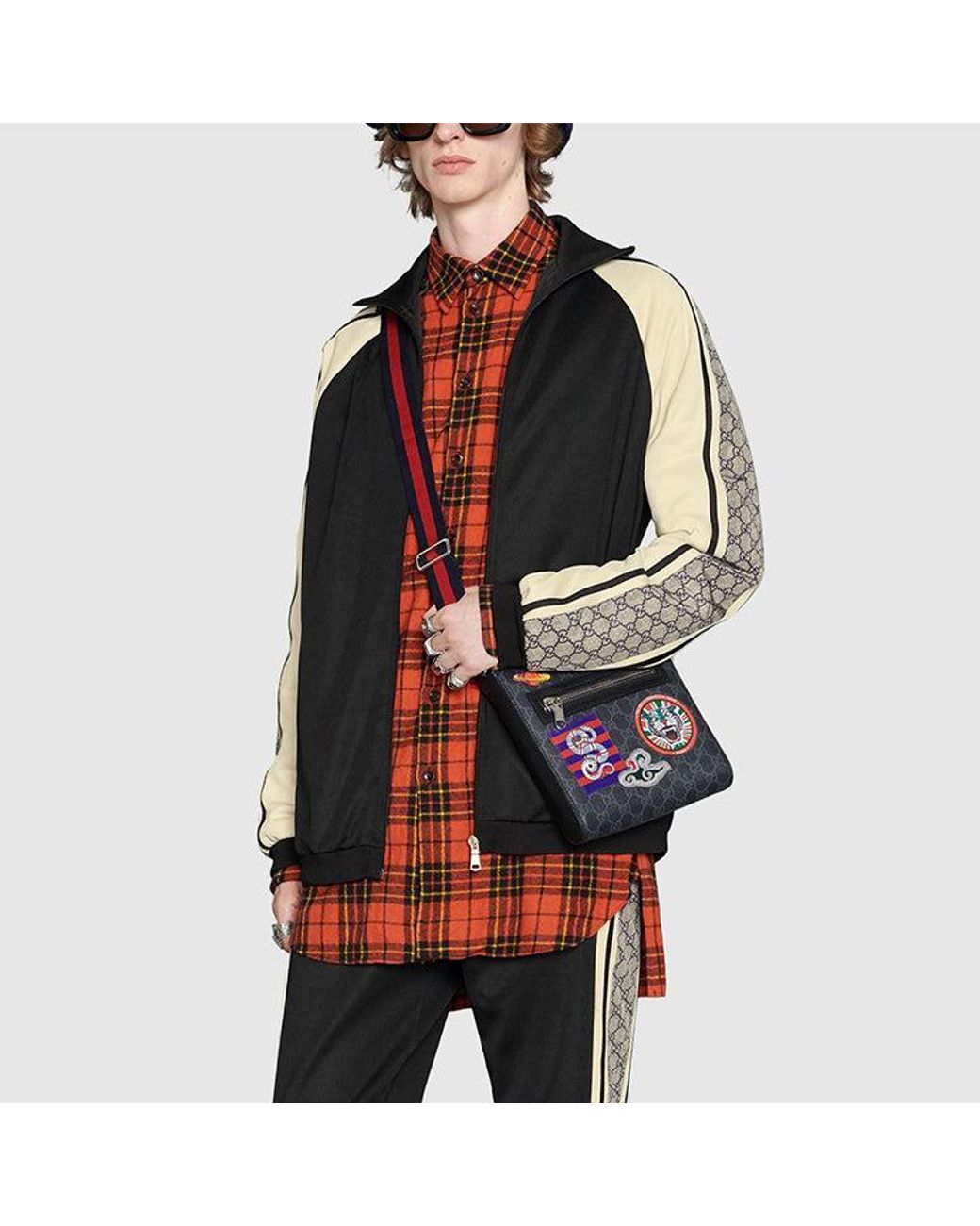 Gucci Black Oversized Plain Knit Jacket for men